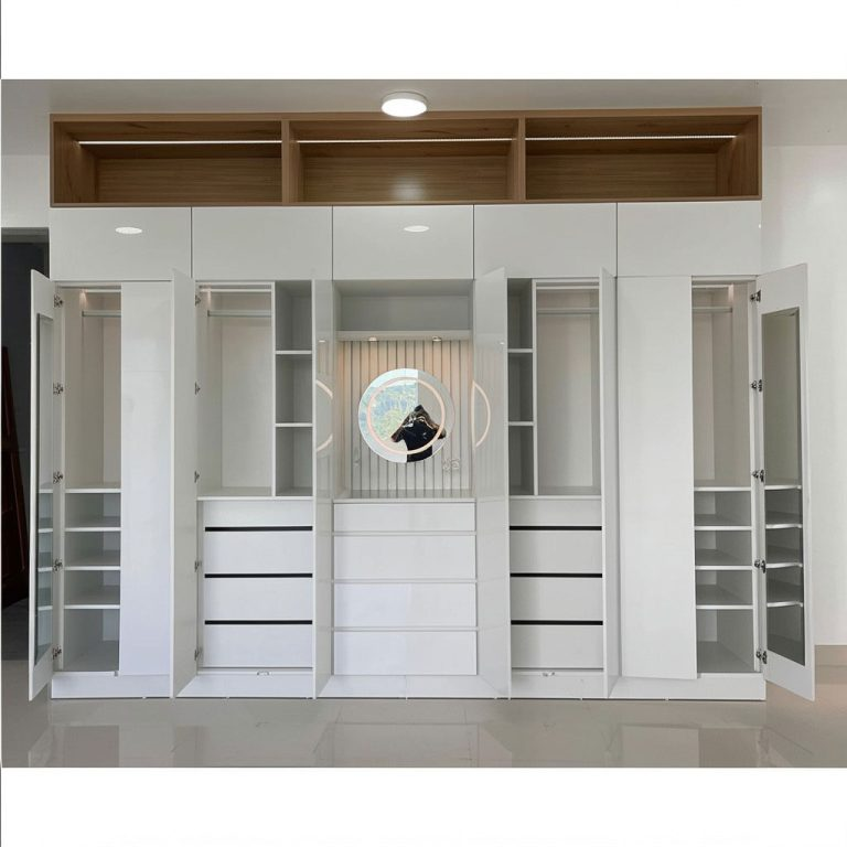 Closet en melamina - diseño moderno